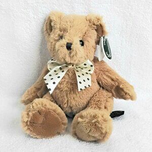 3/$30 Caramel Bear 126376 Measuring 6" Sitting by The Bearington Collection!!
